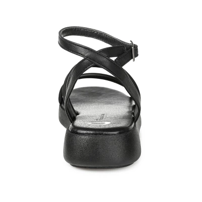 Journee Collection Womens Palomma Tru Comfort Foam Ankle Strap Flat Sandals 4 Journee Collection Womens Palomma Tru Comfort Foam Ankle Strap Flat Sandals - Image 2