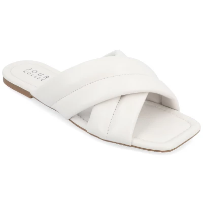 Journee Collection Womens Divyah Tru Comfort Foam Puff Strap Slide Sandals 14 Journee Collection Womens Divyah Tru Comfort Foam Puff Strap Slide Sandals - Image 12
