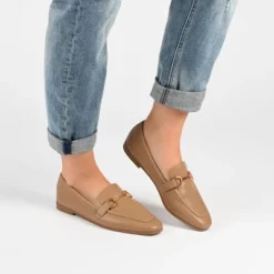 Journee Collection Womens Mizza Tru Comfort Foam Loafer Slip On Square Toe Flats -Journee Collection GUEST 4cc32db1 1a77 4641 8044 af3a8688279f