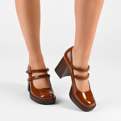 Journee Collection Womens Shasta Tru Comfort Foam Mid Heel Square Toe Pumps 10 Journee Collection Womens Shasta Tru Comfort Foam Mid Heel Square Toe Pumps - Image 8