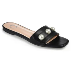 Journee Collection Womens Leonie Slide Flat Sandals -Journee Collection GUEST 4dc4f8d5 2343 486c b9b2 c84336f06efe