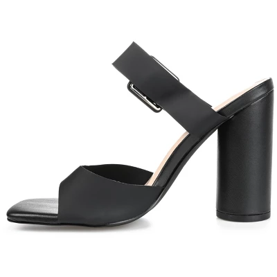 Journee Collection Womens Luca Tru Comfort Foam Open Square Toe Block Heel Sandals 3 Journee Collection Womens Luca Tru Comfort Foam Open Square Toe Block Heel Sandals