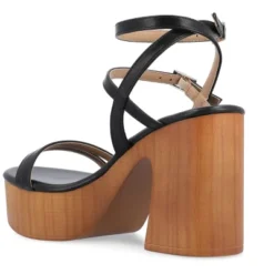 Journee Collection Womens Emerynn Tru Comfort Foam Platform Clog Multi Strap Sandals -Journee Collection GUEST 4e299b20 988a 4454 9e3f 632c1737662c