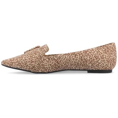 Journee Collection Womens Audrey Slip On Pointed Toe Loafer Flats 3 Journee Collection Womens Audrey Slip On Pointed Toe Loafer Flats