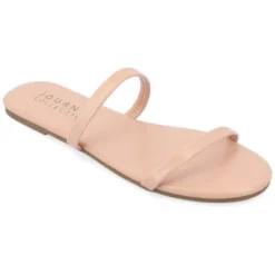 Journee Collection Womens Adyrae Tru Comfort Foam Slide Flat Sandals -Journee Collection GUEST 4e51093c 17f9 447c 8ebe 5d2364918da0
