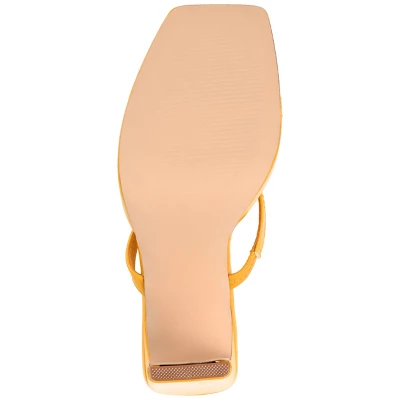 Journee Collection Womens Naivee Tru Comfort Foam Open Square Toe Platform Heel Sandals Orange 6 6 Journee Collection Womens Naivee Tru Comfort Foam Open Square Toe Platform Heel Sandals Orange 6 - Image 4