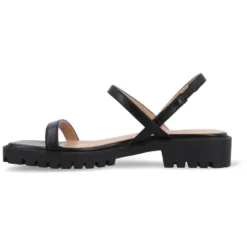 Journee Collection Womens Nylah Slim Platform Sling Back Sandals