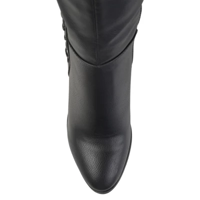 Journee Collection Womens Spritz-p Wide Calf Stacked Heel Over The Knee Boots 5 Journee Collection Womens Spritz-p Wide Calf Stacked Heel Over The Knee Boots - Image 3