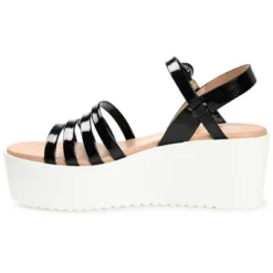 Journee Collection Womens Miragge Tru Comfort Foam Ankle Strap Platform Sandals