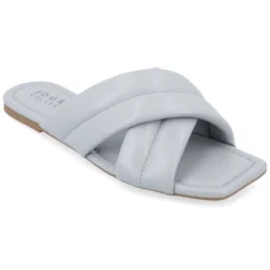 Journee Collection Womens Divyah Tru Comfort Foam Puff Strap Slide Sandals 24 Journee Collection Womens Divyah Tru Comfort Foam Puff Strap Slide Sandals -Journee Collection GUEST 509318ef 3fd7 4db0 88fa c0bc910cb408