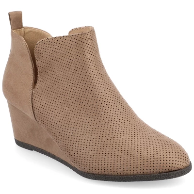 Journee Collection Womens Mylee Pull On Wedge Booties 15 Journee Collection Womens Mylee Pull On Wedge Booties - Image 13