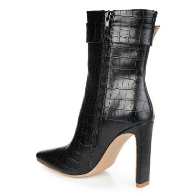 Journee Collection Womens Elanie Tru Comfort Foam Inside Zip Block Heel Booties 8 Journee Collection Womens Elanie Tru Comfort Foam Inside Zip Block Heel Booties - Image 6