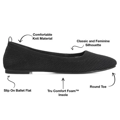 Journee Collection Womens Maryann Tru Comfort Foam Slip On Round Toe Ballet Flats 9 Journee Collection Womens Maryann Tru Comfort Foam Slip On Round Toe Ballet Flats - Image 7