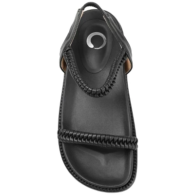 Journee Collection Womens Josee Multi Strap Flat Sandals 5 Journee Collection Womens Josee Multi Strap Flat Sandals - Image 3