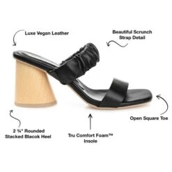 Journee Collection Womens Fayth Tru Comfort Foam Open Square Toe Block Heel Sandals -Journee Collection GUEST 54ab7db0 e422 45ee bc00 a4083a6a89a5