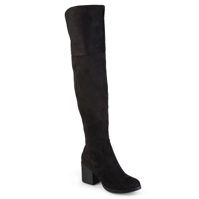 Journee Collection Womens Sana Stacked Heel Over The Knee Boots 11 Journee Collection Womens Sana Stacked Heel Over The Knee Boots - Image 9