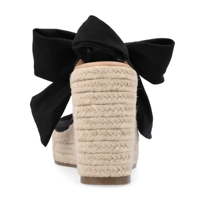 Journee Collection Womens Surria Tru Comfort Foam Espadrille Platform Wedge Sandals 4 Journee Collection Womens Surria Tru Comfort Foam Espadrille Platform Wedge Sandals - Image 2