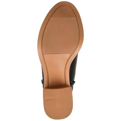 Journee Collection Womens Lennie Tru Comfort Foam Slip On Stacked Heel Booties 6 Journee Collection Womens Lennie Tru Comfort Foam Slip On Stacked Heel Booties - Image 4