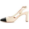 Journee Collection Womens Reignn Sling Back Mid Block Heel Almond Toe Pumps 1 Journee Collection Womens Reignn Sling Back Mid Block Heel Almond Toe Pumps -Journee Collection GUEST 56228ccd 8794 4ef4 a63c 108562f30a6b