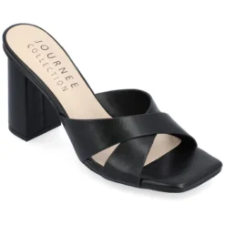 Journee Collection Womens Chazz Tru Comfort Foam Vegan Leather Block Heel Sandals 23 Journee Collection Womens Chazz Tru Comfort Foam Vegan Leather Block Heel Sandals -Journee Collection GUEST 563261a4 3cbd 4a81 93a7 5c4cc1c7e055