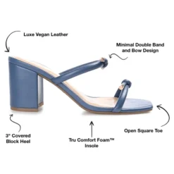 Journee Collection Womens Jessa Tru Comfort Foam Open Square Toe Block Heel Sandals Blue 9.5 16 Journee Collection Womens Jessa Tru Comfort Foam Open Square Toe Block Heel Sandals Blue 9.5 -Journee Collection GUEST 581f561c 34e8 4998 9e93 86f9383ad8fd