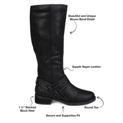 Journee Collection Womens Meg Stacked Heel Riding Boots 21 Journee Collection Womens Meg Stacked Heel Riding Boots -Journee Collection GUEST 584a93da a4bc 49b4 8e76 edc639813854