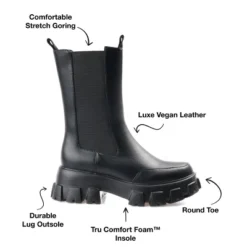 Journee Collection Womens Vista Tru Comfort Foam Pull On Block Heel Booties 20 Journee Collection Womens Vista Tru Comfort Foam Pull On Block Heel Booties -Journee Collection GUEST 58a87089 1b68 4d7f a192 739826ad75f1