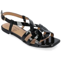 Journee Collection Womens Alorra Tru Comfort Foam Buckle Flat Sandals -Journee Collection GUEST 59620068 2c14 4ba3 9bdd 6ef0eccccf28