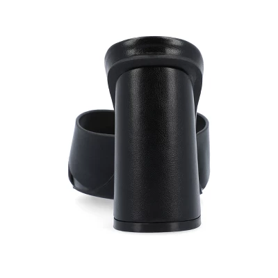 Journee Collection Womens Chazz Tru Comfort Foam Vegan Leather Block Heel Sandals 4 Journee Collection Womens Chazz Tru Comfort Foam Vegan Leather Block Heel Sandals - Image 2