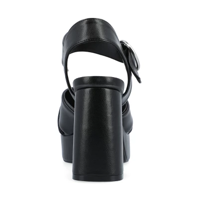 Journee Collection Womens Akeely Tru Comfort Foam Mid Heel Platform Sandals 4 Journee Collection Womens Akeely Tru Comfort Foam Mid Heel Platform Sandals - Image 2