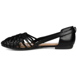 Journee Collection Womens Ekko Slip On Round Toe Ballet Flats