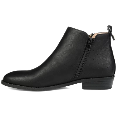 Journee Collection Womens Ellis Inside Zip Stacked Heel Booties 3 Journee Collection Womens Ellis Inside Zip Stacked Heel Booties