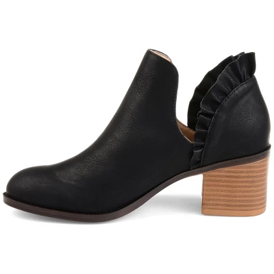 Journee Collection Womens Lennie Tru Comfort Foam Slip On Stacked Heel Booties 3 Journee Collection Womens Lennie Tru Comfort Foam Slip On Stacked Heel Booties