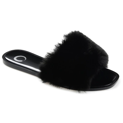 Journee Collection Women's Faux Fur Dusk Slide 10 Journee Collection Women's Faux Fur Dusk Slide - Image 8