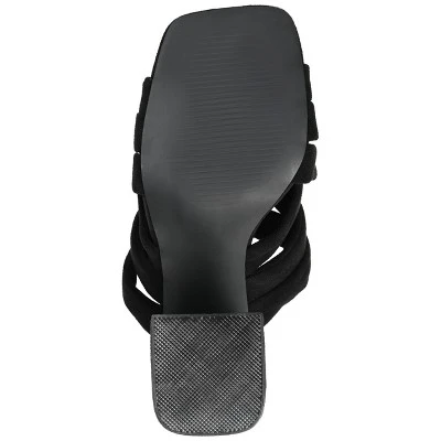 Journee Collection Womens Dorisa Open Square Toe Block Heel Sandals 6 Journee Collection Womens Dorisa Open Square Toe Block Heel Sandals - Image 4