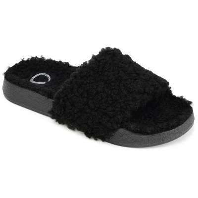 Journee Collection Women's Faux Fur Haimi Slipper 11 Journee Collection Women's Faux Fur Haimi Slipper - Image 9