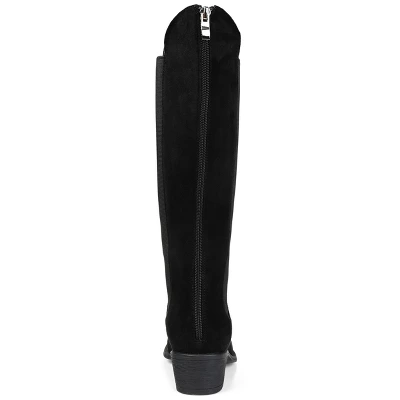 Journee Collection Womens Celesst Tru Comfort Foam Extra Wide Calf Stacked Heel Knee High Boots 3 Journee Collection Womens Celesst Tru Comfort Foam Extra Wide Calf Stacked Heel Knee High Boots - Image 2