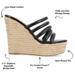 Journee Collection Womens Cynthie Tru Comfort Foam Slip On Espadrille Wedge Sandals 21 Journee Collection Womens Cynthie Tru Comfort Foam Slip On Espadrille Wedge Sandals -Journee Collection GUEST 5dffe424 0f13 4a56 9199 322993ea5265