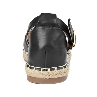 Journee Collection Womens Lyddia Espadrille Flat Sandals 4 Journee Collection Womens Lyddia Espadrille Flat Sandals - Image 2