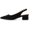 Journee Collection Womens Sylvia Sling Back Covered Block Heel Pumps -Journee Collection GUEST 60817494 ea32 45a3 83ae 75454499d925