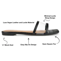 Journee Collection Womens Ramira Slide Flat Sandals 21 Journee Collection Womens Ramira Slide Flat Sandals -Journee Collection GUEST 6148058c 7acd 407d 8230 b74b9c50b954