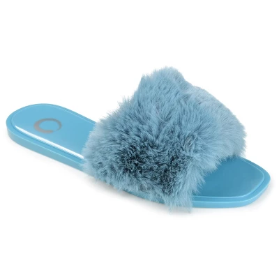 Journee Collection Women's Faux Fur Dusk Slide 11 Journee Collection Women's Faux Fur Dusk Slide - Image 9
