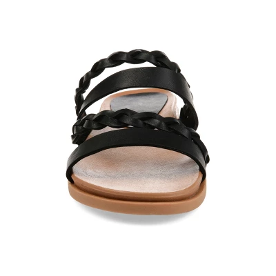 Journee Collection Womens Colette Slide Flat Sandals 7 Journee Collection Womens Colette Slide Flat Sandals - Image 5