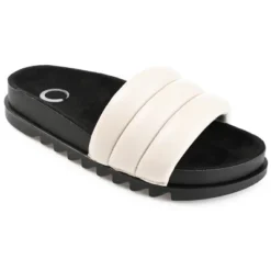 Journee Collection Womens Lazro Tru Comfort Foam Slide Flat Sandals 26 Journee Collection Womens Lazro Tru Comfort Foam Slide Flat Sandals -Journee Collection GUEST 6402e8d1 7f71 4d0b bd1f 992fe890c119