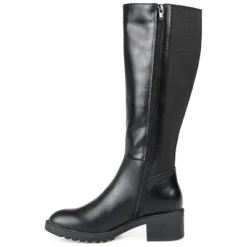 Journee Collection Womens Morgaan Tru Comfort Foam Stacked Heel Knee High Boots