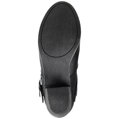 Journee Collection Womens Late Wide Width Stacked Heel Mid Calf Boots 6 Journee Collection Womens Late Wide Width Stacked Heel Mid Calf Boots - Image 4