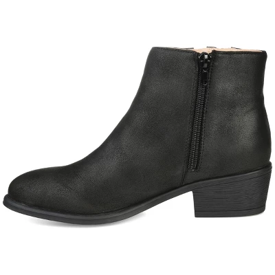 Journee Collection Womens Jayda Inside Zip Stacked Heel Booties 3 Journee Collection Womens Jayda Inside Zip Stacked Heel Booties