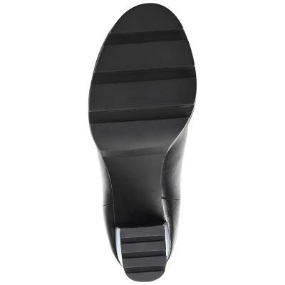 Journee Collection Womens Islana Tru Comfort Foam Pull On Stacked Heel Booties 6 Journee Collection Womens Islana Tru Comfort Foam Pull On Stacked Heel Booties - Image 4