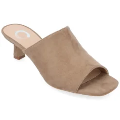 Journee Collection Womens Mercerr Slip On Open Toe Kitten Heel Pump -Journee Collection GUEST 688c9527 db35 4cc5 8078 f081db280d63