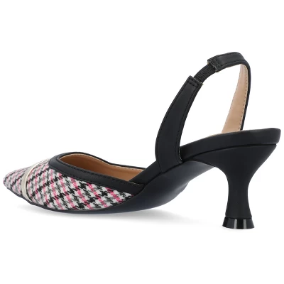 Journee Collection Womens Nellia Slip On Kitten Heel Mule Pump 8 Journee Collection Womens Nellia Slip On Kitten Heel Mule Pump - Image 6